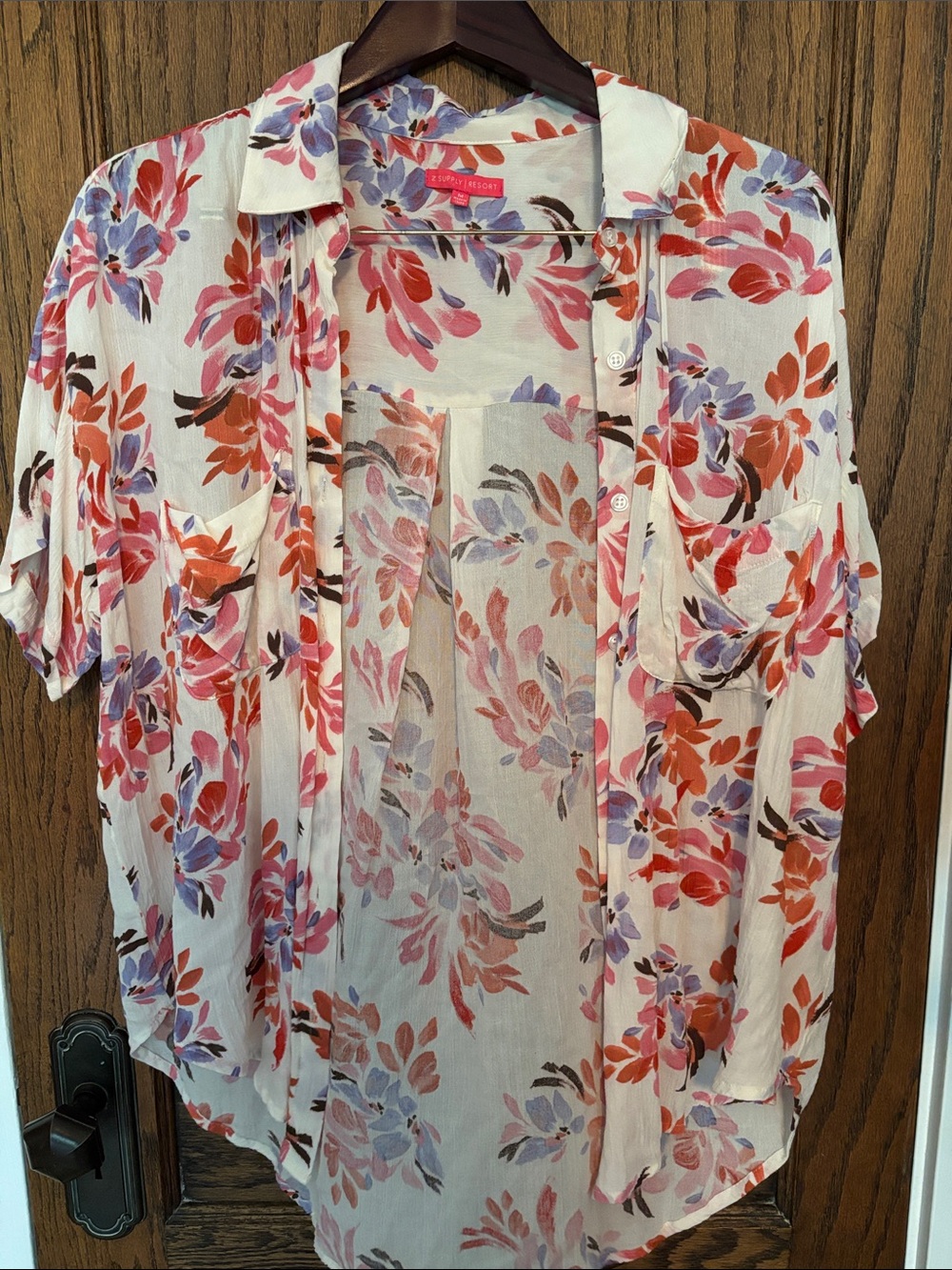 Z Supply Resort Floral Button-Front Women's Shirt